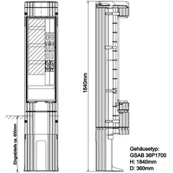GSAB Elektrotechnik Poller 36P1700K2LSL00