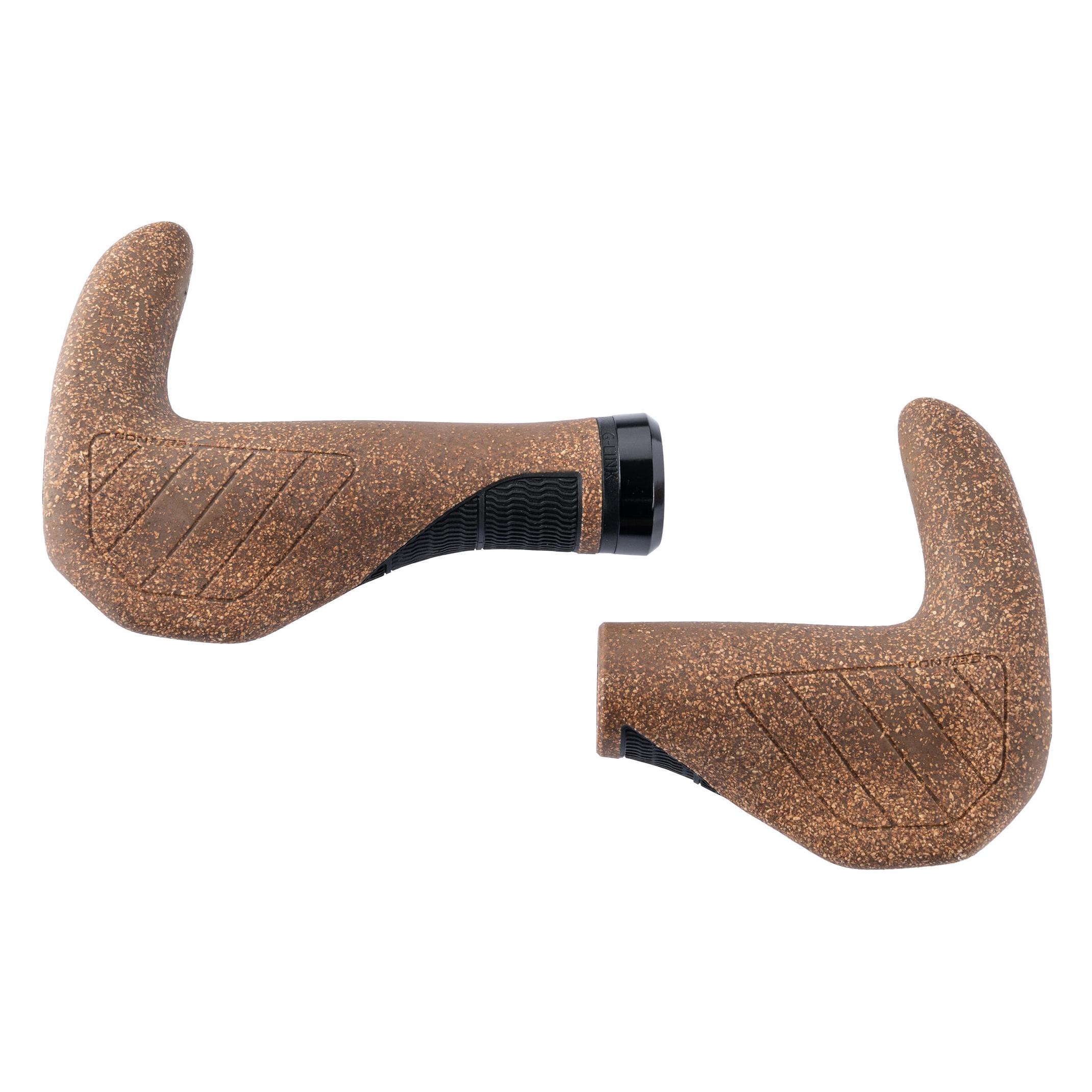 Contec Fahrrad-Griffe Merge Trekking Bar Kork, Länge 140mm, D3-Dreikomponenten, G-Link System, Ergon (69217398)
