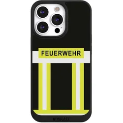 Nivocase Handyhülle für Apple iPhone 13 Pro Hülle NIVOpure Case Schwarz Beruf Feuerwehr Feuerwehrmann (Apple iPhone 13 Pro), Smartphone Hülle, Schwarz