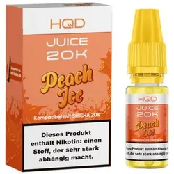 HQD Juice 20K Peach Ice NicSalt Liquid