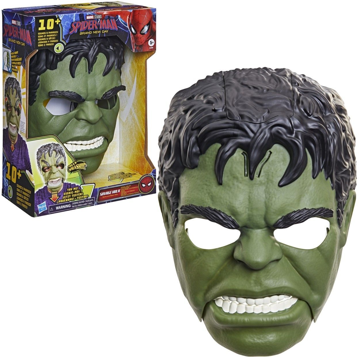 Hasbro Marvel: Spider-Man Brand New Day Savage Hulk Roleplay Mask (G3409)