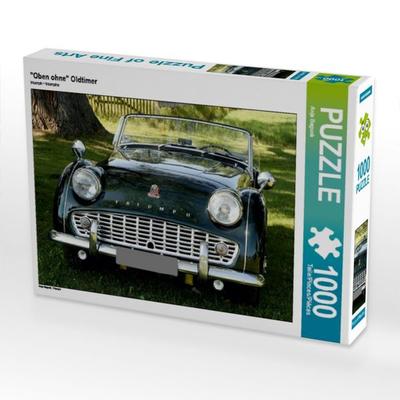 CALVENDO Puzzle 'Oben ohne' Oldtimer | 1000 Teile Lege-Größe 64x48cm Foto-Puzzle für glückliche Stunden