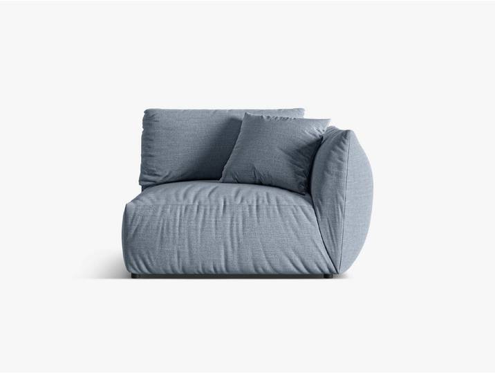 Micadoni Sofa-Eckelement Chris, 1-Sitzer, 130 cm breit
