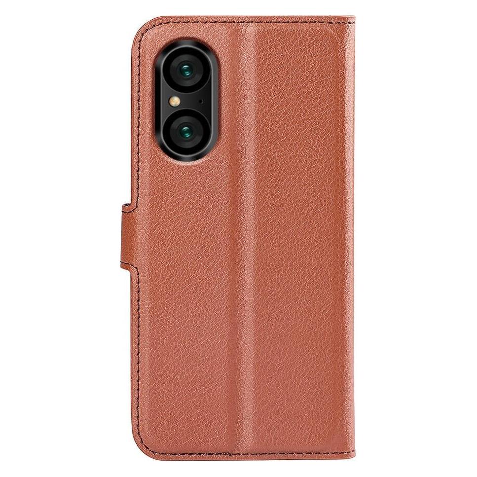 Cover-Discount Sony Xperia 5 V - Leder Etui Hülle braun (Sony Xperia 5 V) (660159300I)