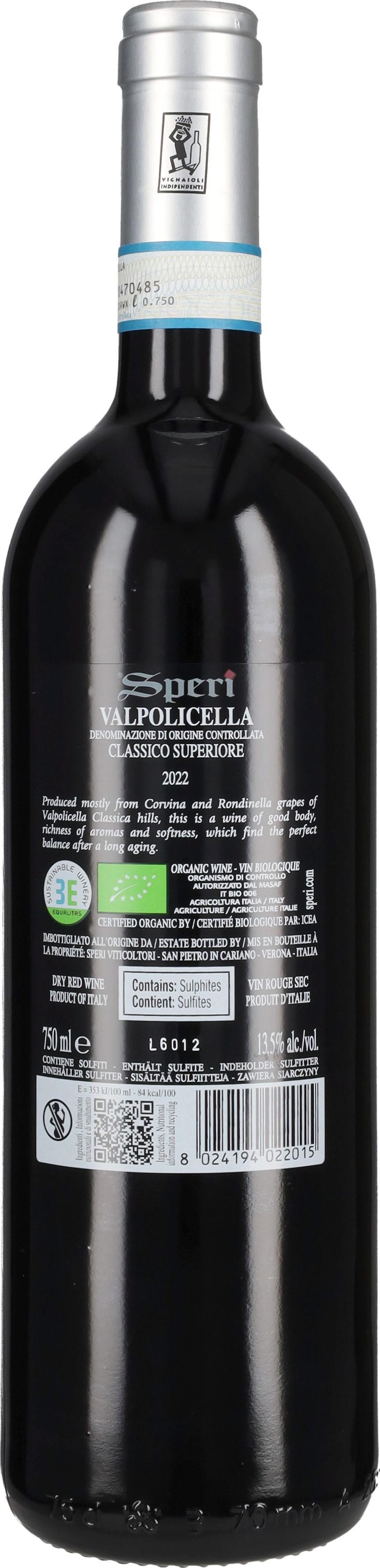 Valpolicella Classico Superiore 'Sant'Urbano' Speri 2022