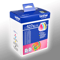 4 Brother Tinten LC-527XLVAL Multipack KCMY