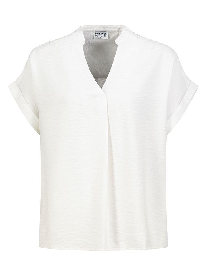Sublevel Bluse in Weiß - S