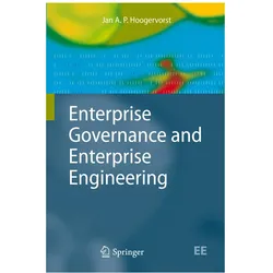 Enterprise Governance and Enterprise Engineering, Fachbücher von Jan A. P. Hoogervorst, Jan A P Hoogervorst