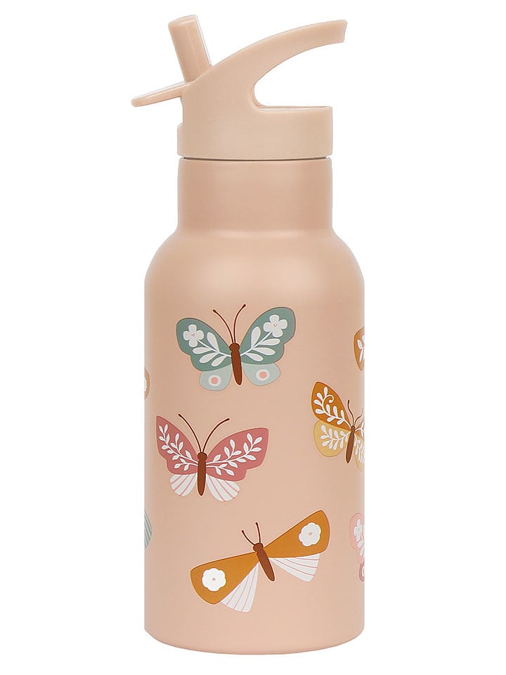 a little lovely company Trinkflasche "Butterflies" in Beige - 350 ml - onesize