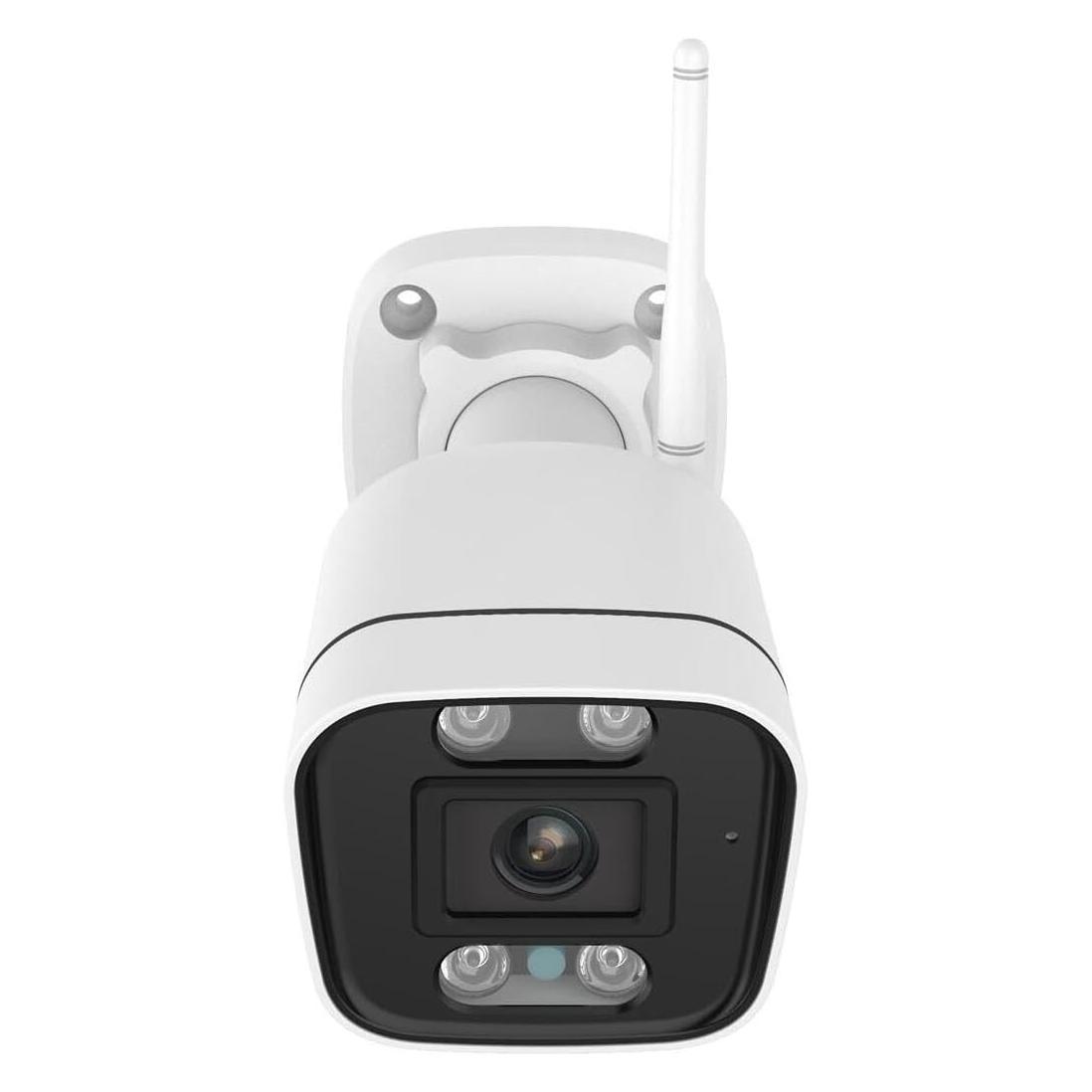 Foscam V5P WLAN Überwachungskamera Weiss 5MP (3072x1728), Dual-Band WLAN, Integrierter Scheinwerfer u (3072 x 1728 Pixels) (V5P-W)