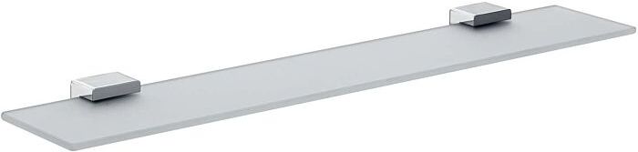 Emco Loft Ablage 051000160 600 mm, Kristall Glas satiniert, Halter chrom