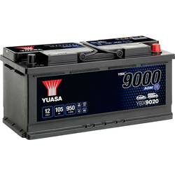 Yuasa AGM Start Stop Plus Autobatterie 12 V 105 Ah Poltyp: T1 YBX9020