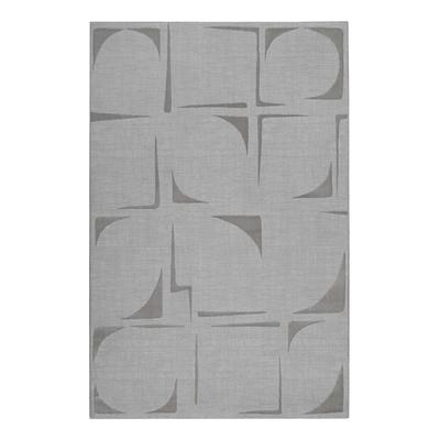 Teppich ESPRIT "Nelle", grau, B:120cm H:8mm L:170cm, Polypropylen, Teppiche, Teppich, Kurzflorteppich, gewebt, geometrisch, modern, Wohnzimmer, abstrakt