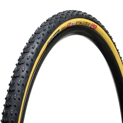 CX-Reifen Grifo Pro Handmade TLR Clincher, Challenge, Pro-Series, 300 TPI, PPS Pannenschutz, 0-Compound, Reifenflanke: hellbraun, für 17-25 mm Maulweite, Größe: 33-622, Farbe: Schwarz/braun, Gewicht: 380 g, VE: 1 Stk.