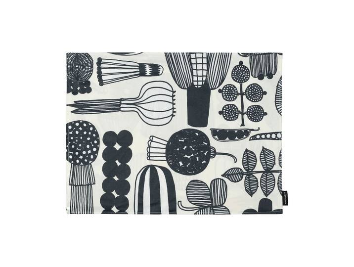 Marimekko Set de table Puutarhurin parhaat 31x42 cm White-black-orange