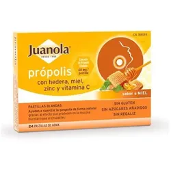 Juanola Própolis Hedera Sabor Miel 24 Pastillas