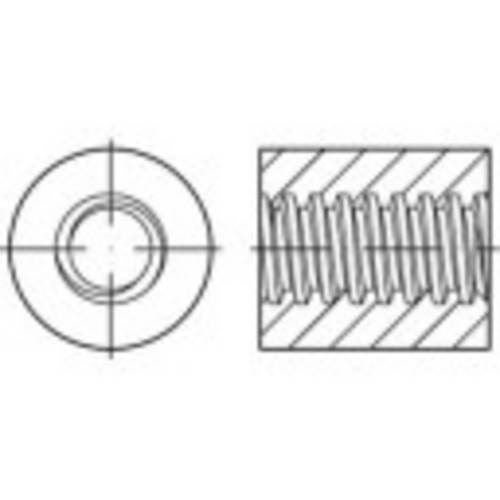 TOOLCRAFT TO-9979530 Runde Trapezmuttern 14mm Stahl 25St.