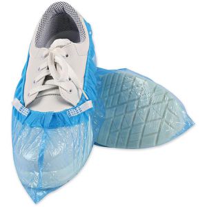 Franz-Mensch Überschuhe Hygostar PE, Einweg, für Hygomat Clipless, blau, 120 Stück