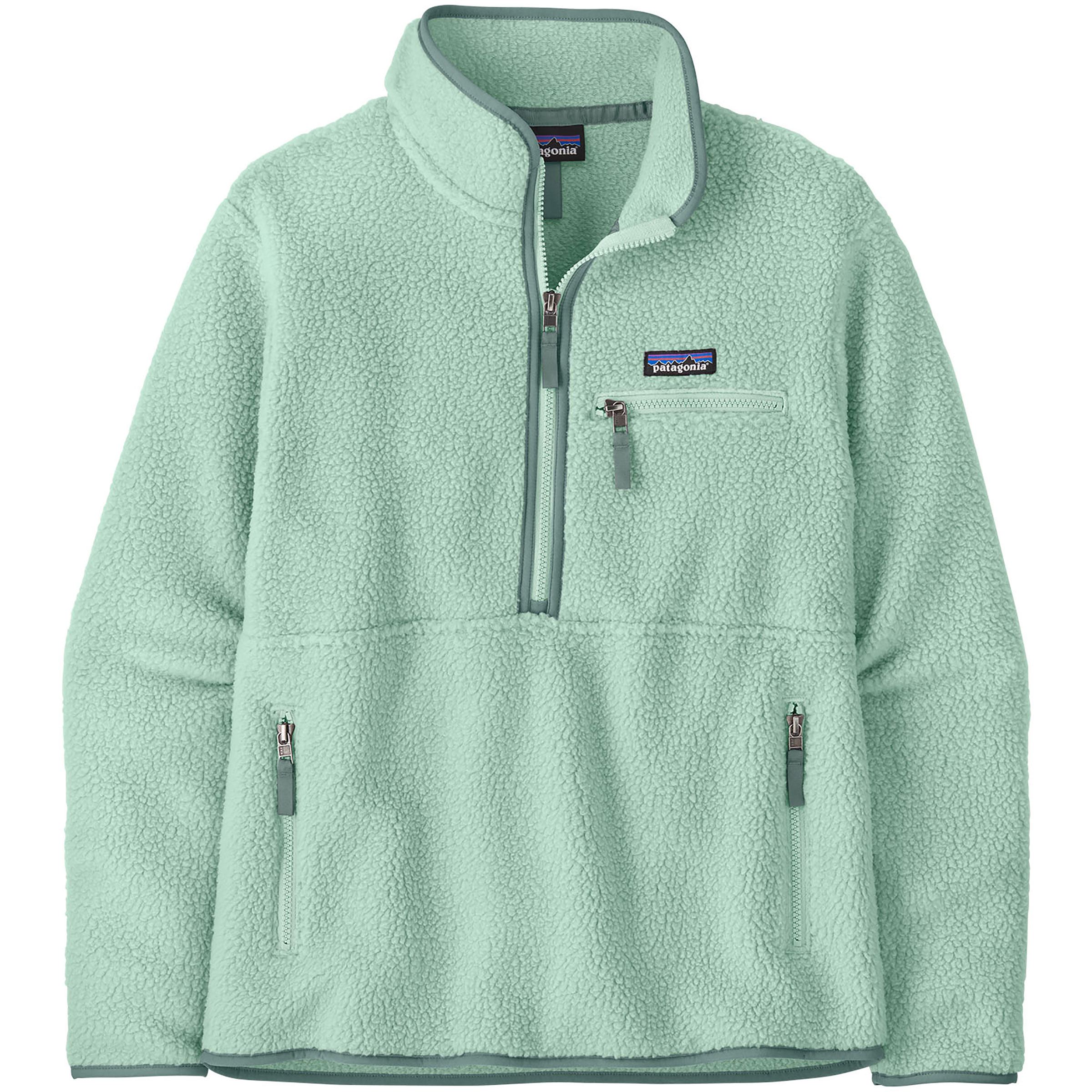 Patagonia Pile Retro Marsupial Damen Pullover gruen Größe XL Trekking Atmungsaktiv Polartec