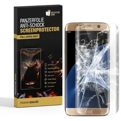 1x Panzerfolie für Samsung Galaxy S7 Edge FULL COVER Displayschutzfolie MATT