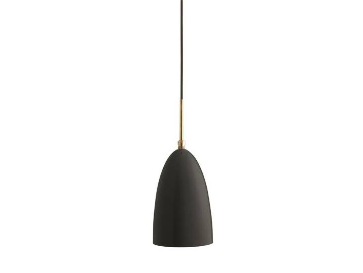 GUBI Lampe à suspension Grasshopper noir