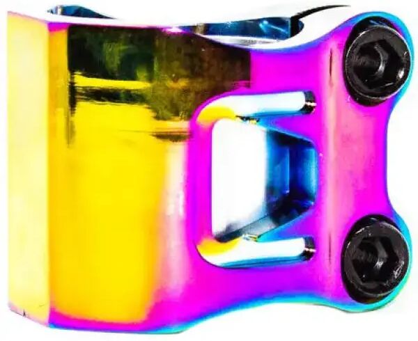 Trynyty Lumberjaxe Double Stunt Scooter Clamp (Oil Slick)  - Neochrome