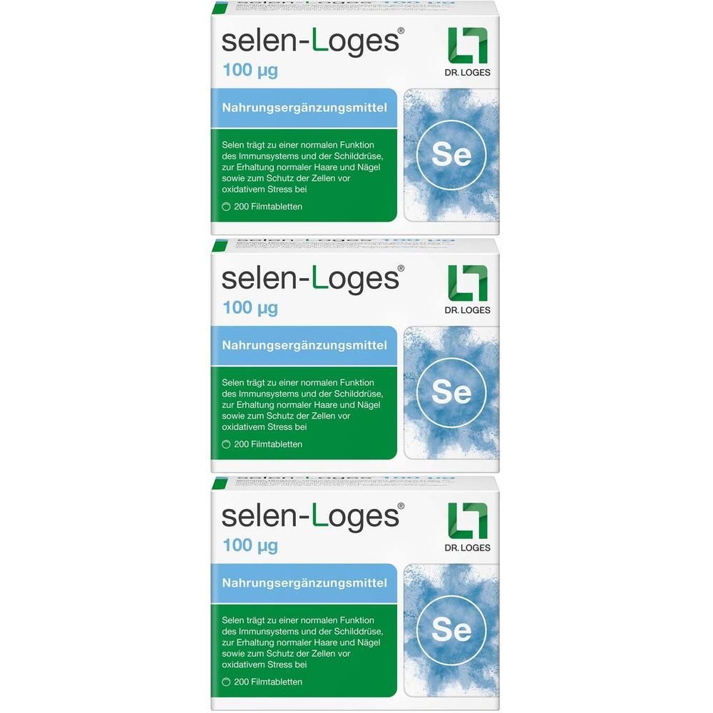Selen-Loges 100 µg Filmtabletten x3 3x200 St