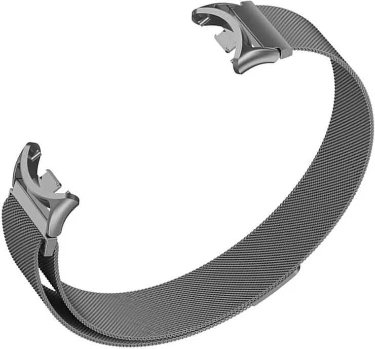 INF Metallarmband kompatibel mit Xiaomi Band 8/9/10 - Magnetverschluss mit Federsteg Grau