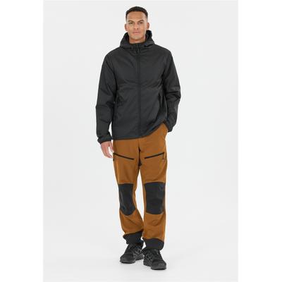 Outdoorjacke WHISTLER "Palu", Herren, Gr. M, schwarz, 100% Polyamid, unifarben, normal, hoch geschlossener Ausschnitt, Jacken Outdoorjacke, Bionic Finish