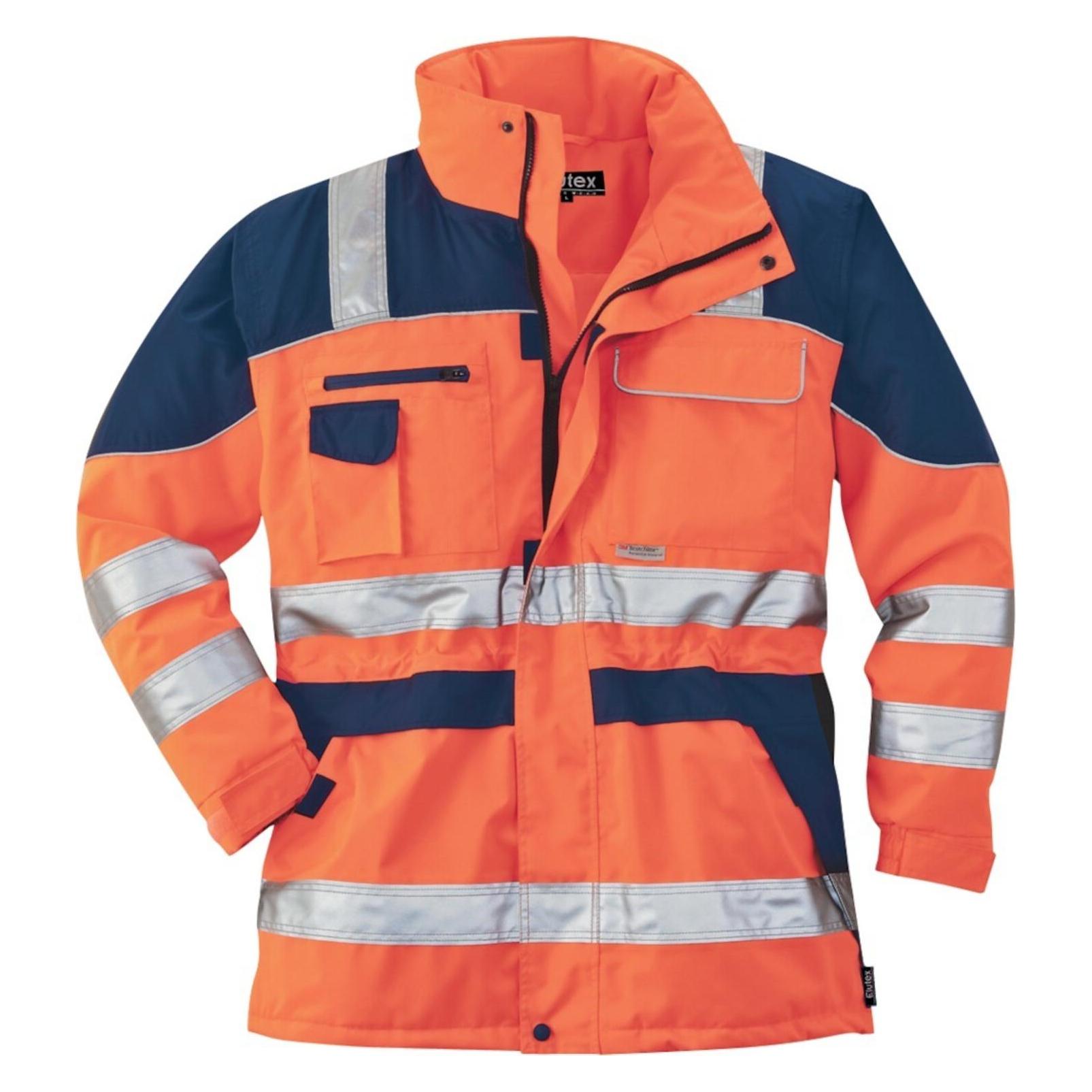 Warnparka, Gr. XXL, orange/blau (XXL) (4031973073018)