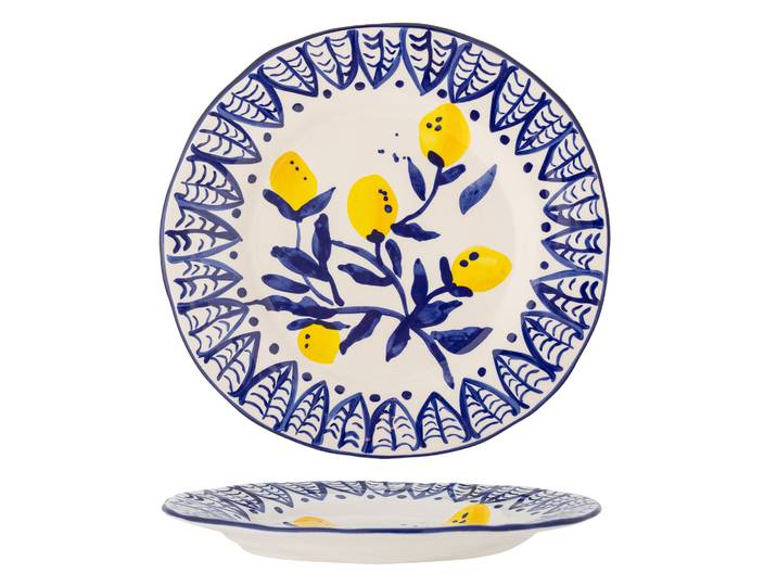 Bloomingville Maxima borden Ø27cm blauw set van 6 stuks - 82061673