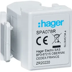 Hager SPA078R - Fernmeldekontakt für Kombiableiter SPA70xZ/SPA80xZ