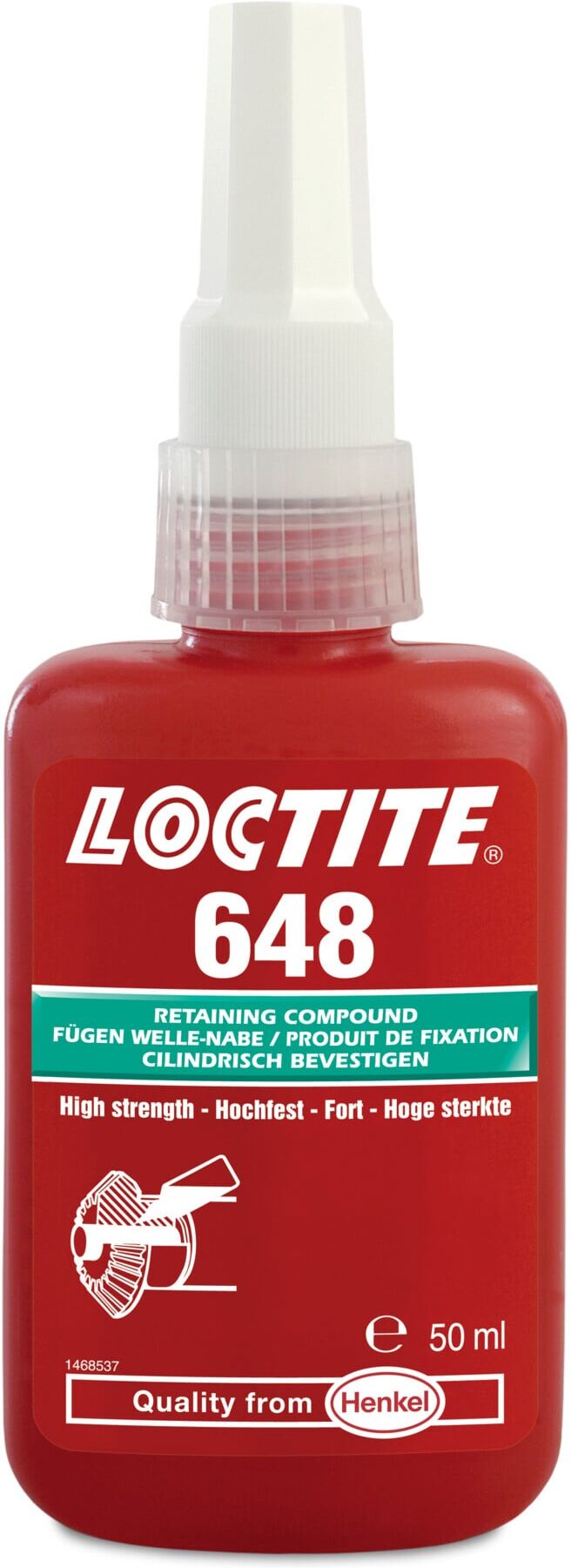 Loctite 648 Fügeprodukt hochfest temperaturbeständig 50 ml)