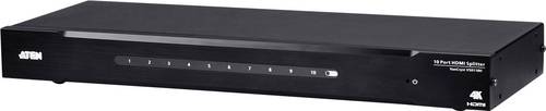 ATEN VS0110HA 10 Port HDMI-Splitter Ultra HD-fähig 4096 x 2160 Pixel Schwarz