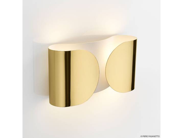 Foglio Applique Murale Gold - Flos - Salon / séjour - Design - Métal - Angulaire