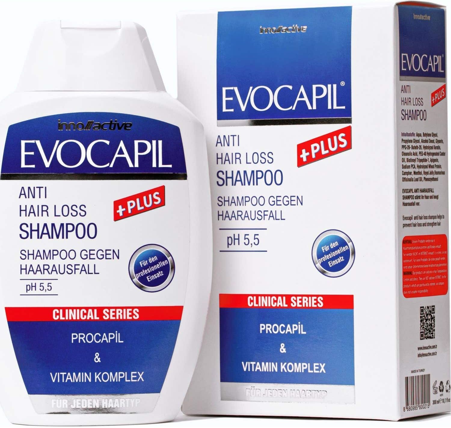 Evocapil Plus Anti-Hair Loss Shampoo Ph 5.5 300ml