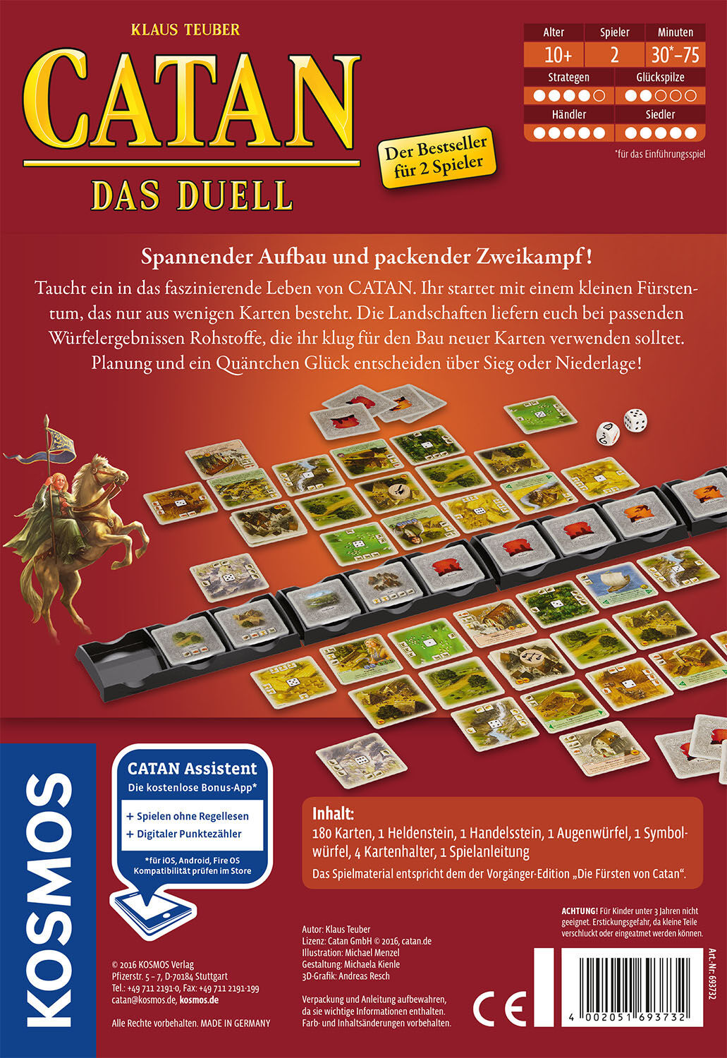 Spiel KOSMOS "Catan - Das Duell", bunt, Spiele, Kinder, Spiel, Made in Germany