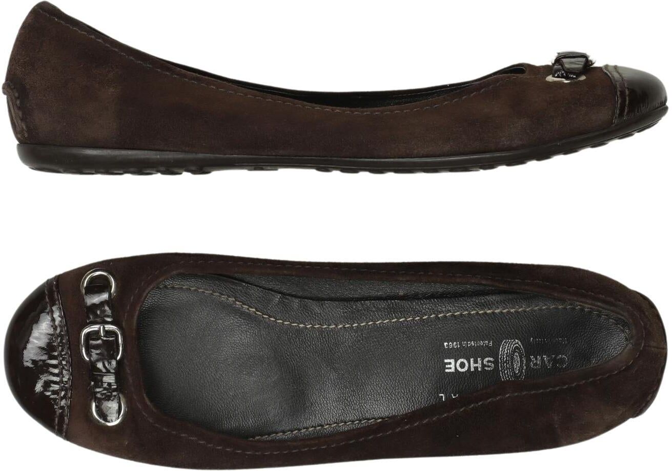 Car Shoe Damen Ballerina, Braun, Gr. EU 36.5, kein / Etikett - Second Hand