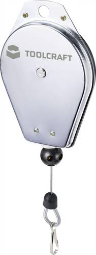 TOOLCRAFT TO-7392612 Federzug, Seilauszug bis 1,5m Tragkraft (max.) 2kg