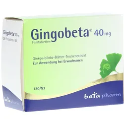 Gingobeta 40 mg Filmtabletten 120 St