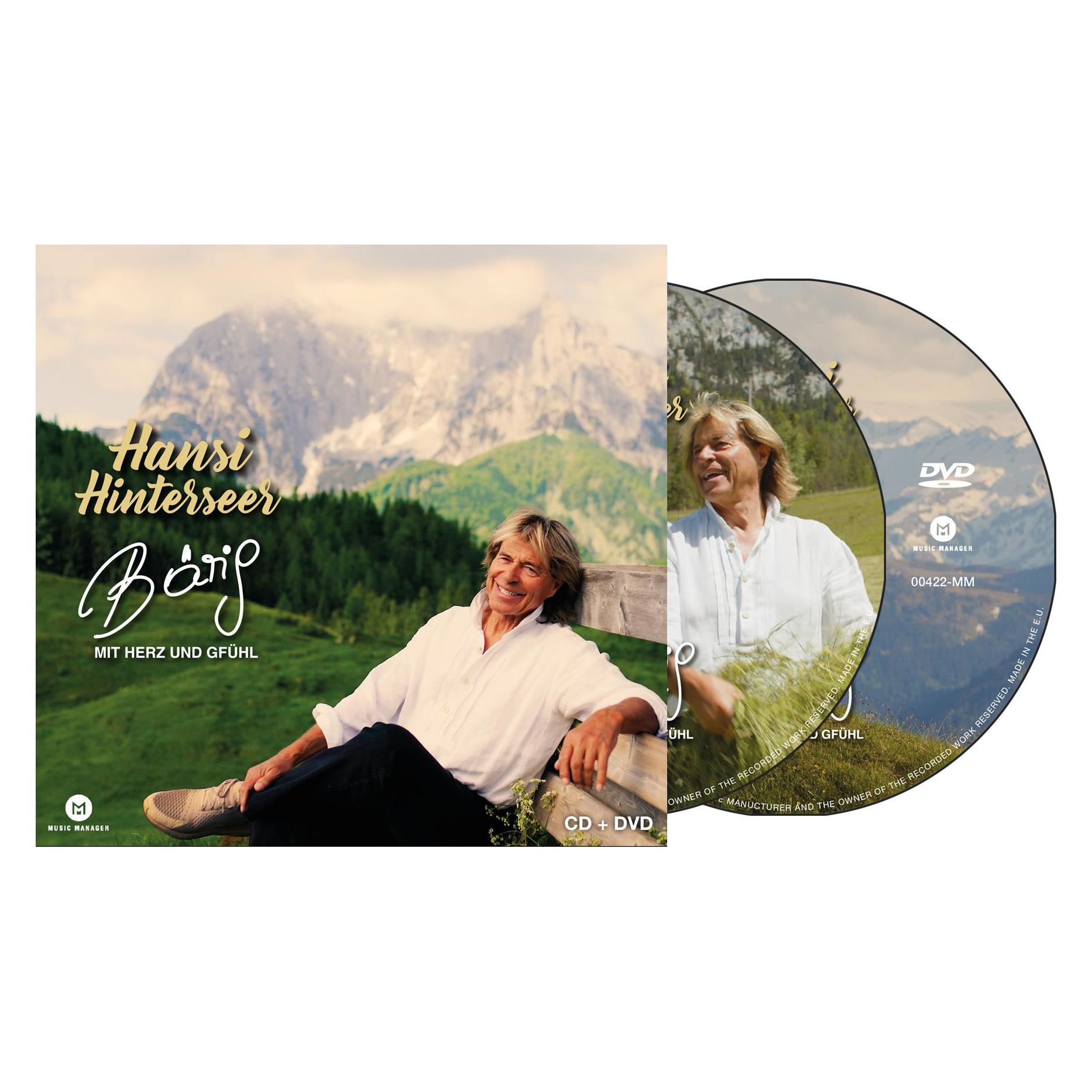 Music Legs Hansi Hinterseer Bärig - Mit Herz Und Gfühl - CD DVD (00422-MM)