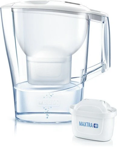 BRITA Aluna 2,4 l weiß + 3 Stück MX Pro PO 2024, 3 Stk