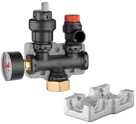 Caleffi Kesselsicherheitsgruppe 305663 1", 3 bar, Kunststoff-Technopolymer, bis 50 kW