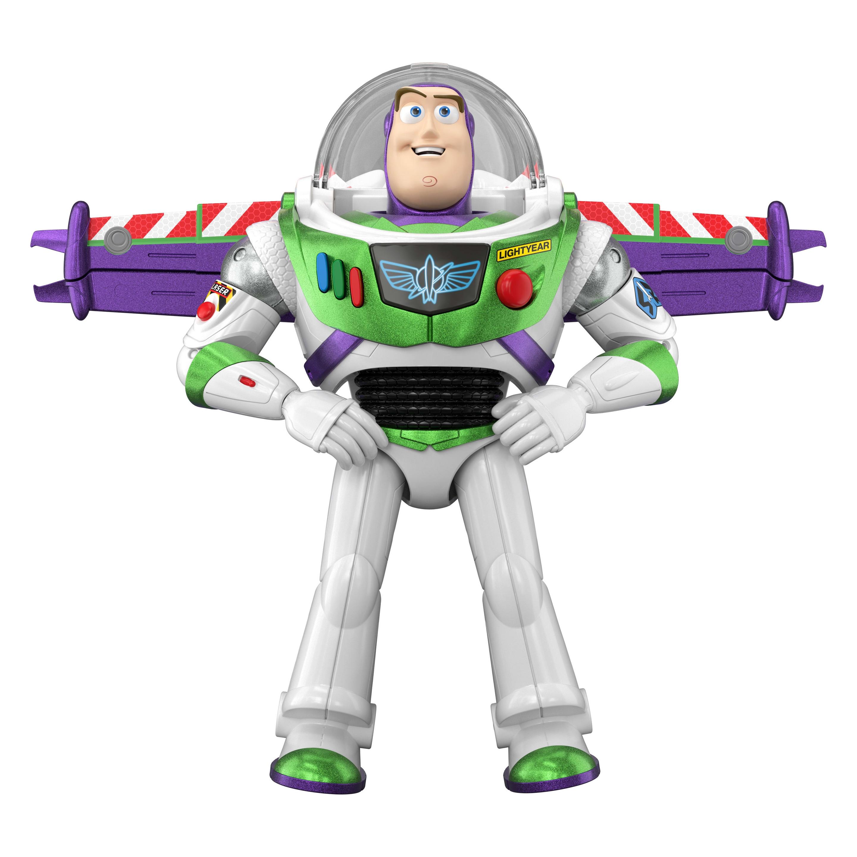 Pixar Disney Toy Story 30 cm Flugmodus Hi-Tech Edition Buzz Lightyear, über 35 Geräusche (970-2650)