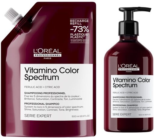 L'Oréal Professionnel Vitamino Color Spectrum Shampoo 500ml & Refill