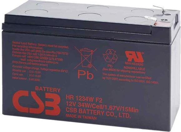 AVACOMtech CSB batterij 12V 9Ah F2 HighRate HR 1234W