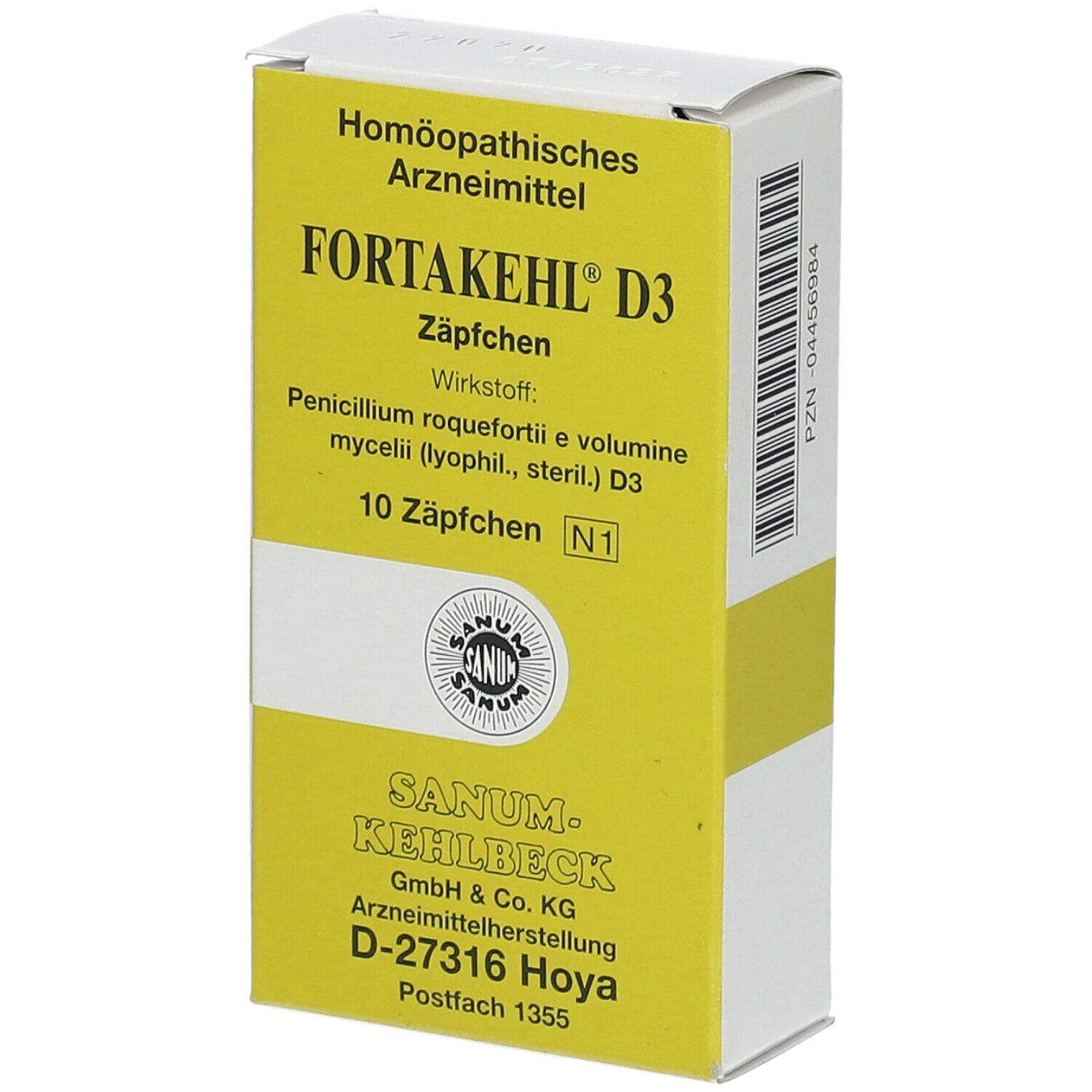 Fortakehl D 3 Zäpfchen 10 St Suppositorien