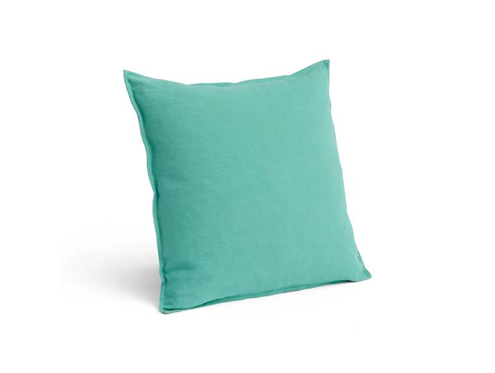 HAY - Linen Kissen, 50 x 50 cm, smaragdgrün