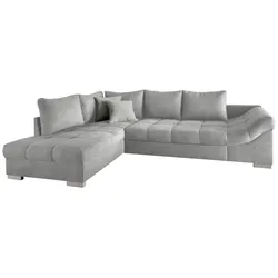 Wohnlandschaft Alvito Hellgrau Nylon/Mikrofaser