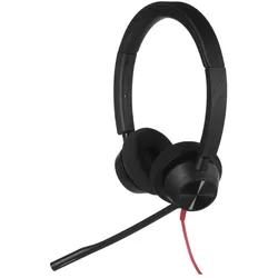 HP Poly Blackwire 3320 USB-A (Kabelgebunden, USB-A, Skype), Office Headset, Schwarz